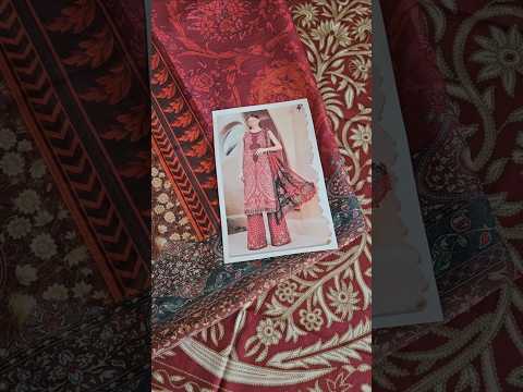 Pure Lawn Suit with Chiffon Dupatta