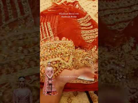 Orange Handmade Lehenga Choli / Sharara