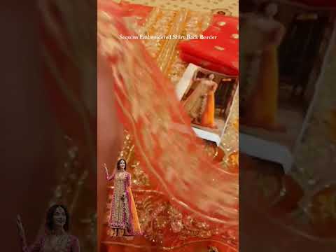 Mehndi Handmade Organza Suit