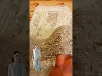 Sky Blue Handmade Wedding & Bridal Suit