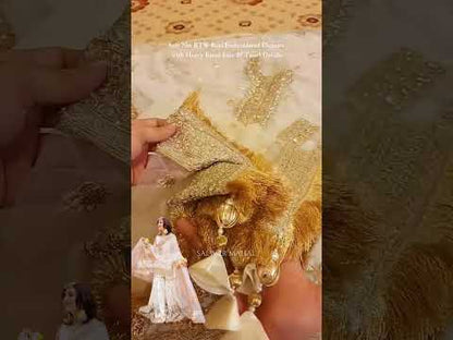 White Handmade Bridal Gharara