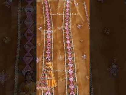 Mustard Handmade Bridal Gharara