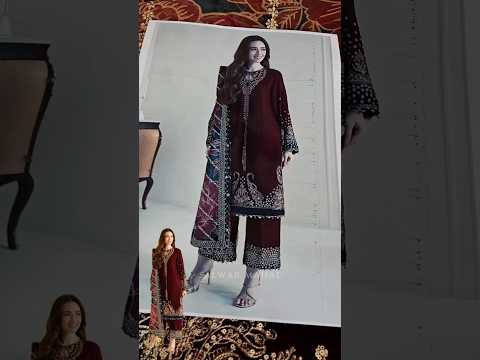 Maroon Pure Micro Velvet Embroidered Suit