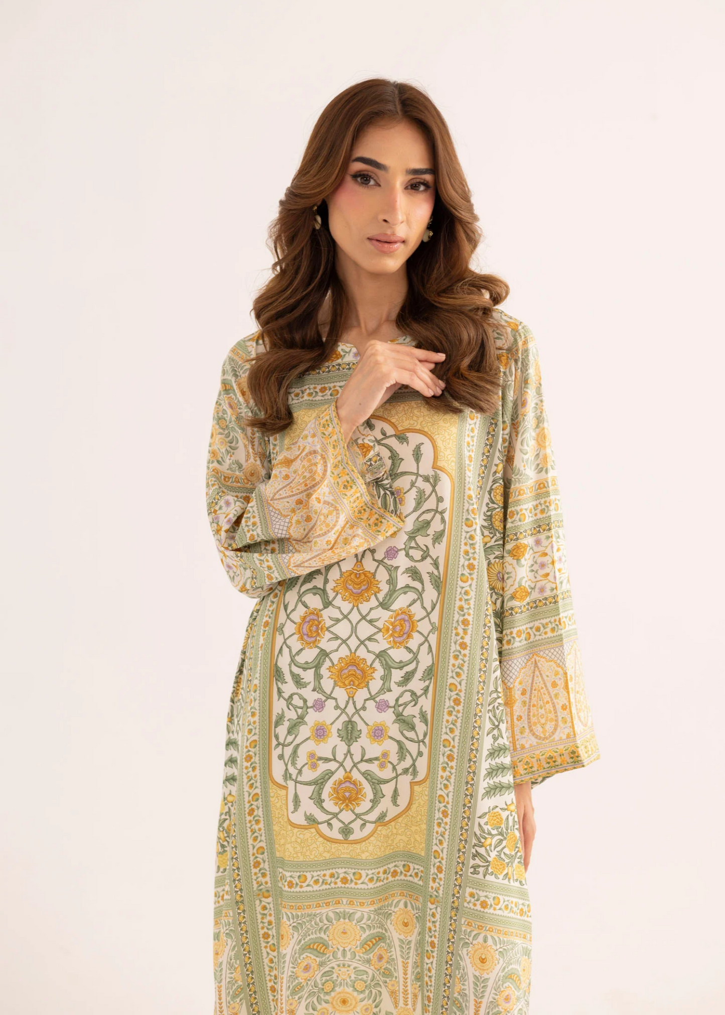 Printed Lawn Kaftan for Women Online in Dubai DXB UAE Abudhabi Meena Bazaar