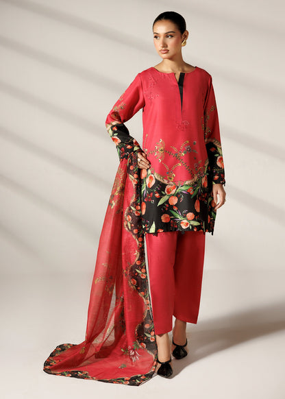 Printed Silk Lawn Daily Wear Suit Online in Dubai DXB UAE Abudhabi Meena Bazaar