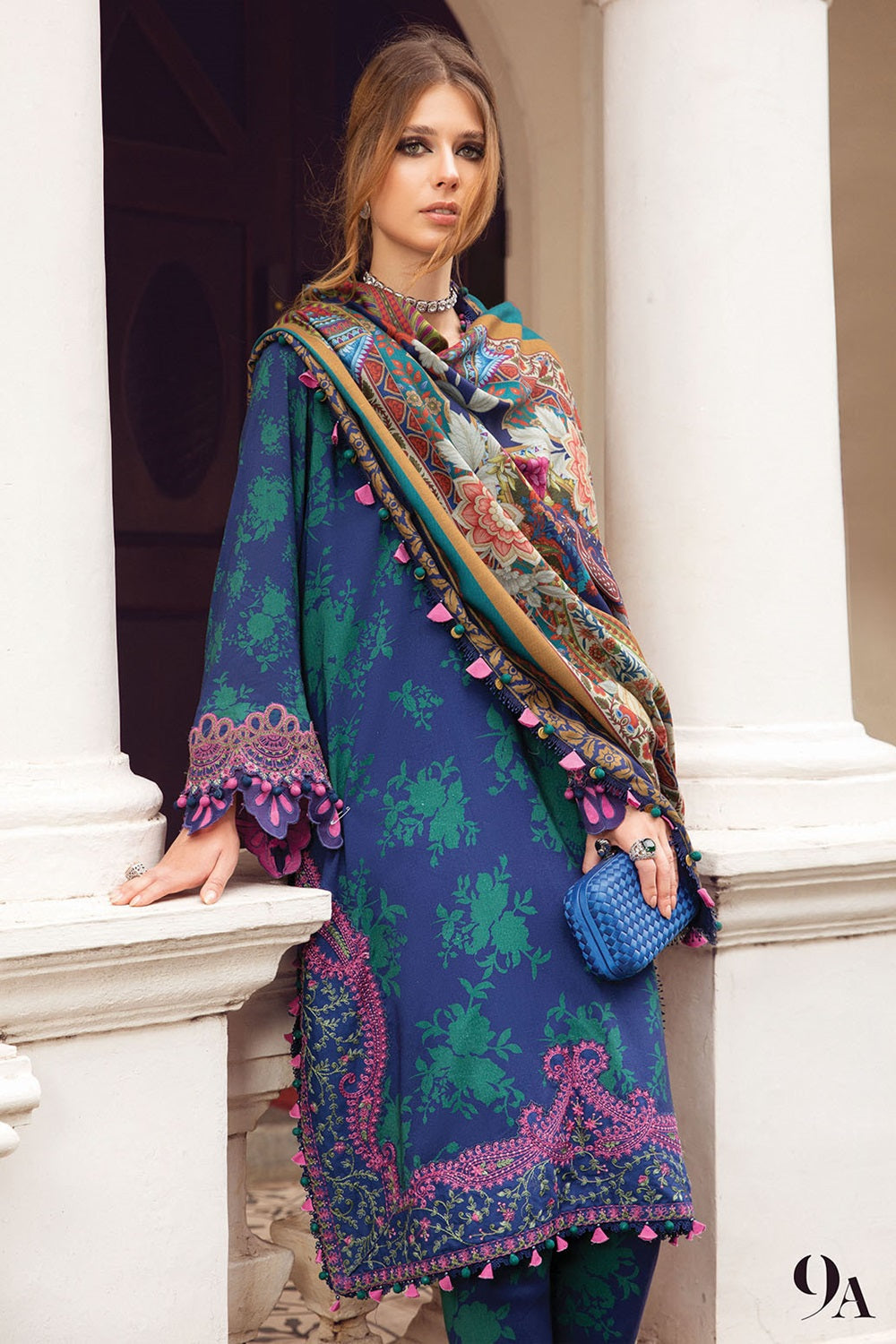 Fall Pure Lawn Suit with Chiffon Dupatta