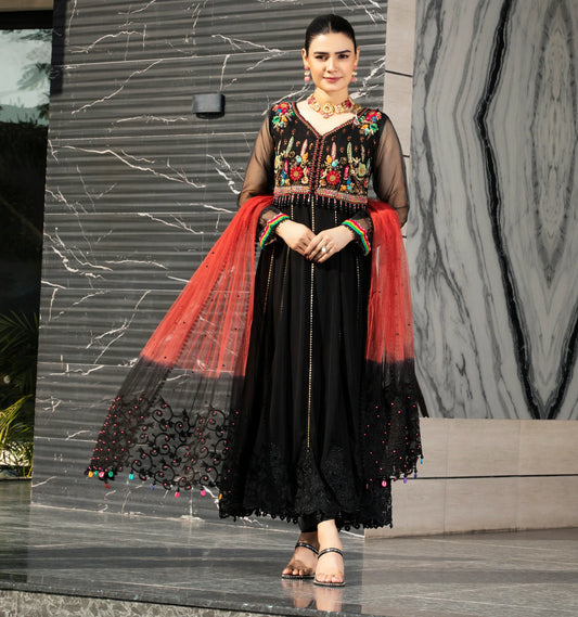 Readymade Pure Chiffon Suit