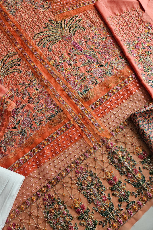 Heavy Embroidered Lawn Suit