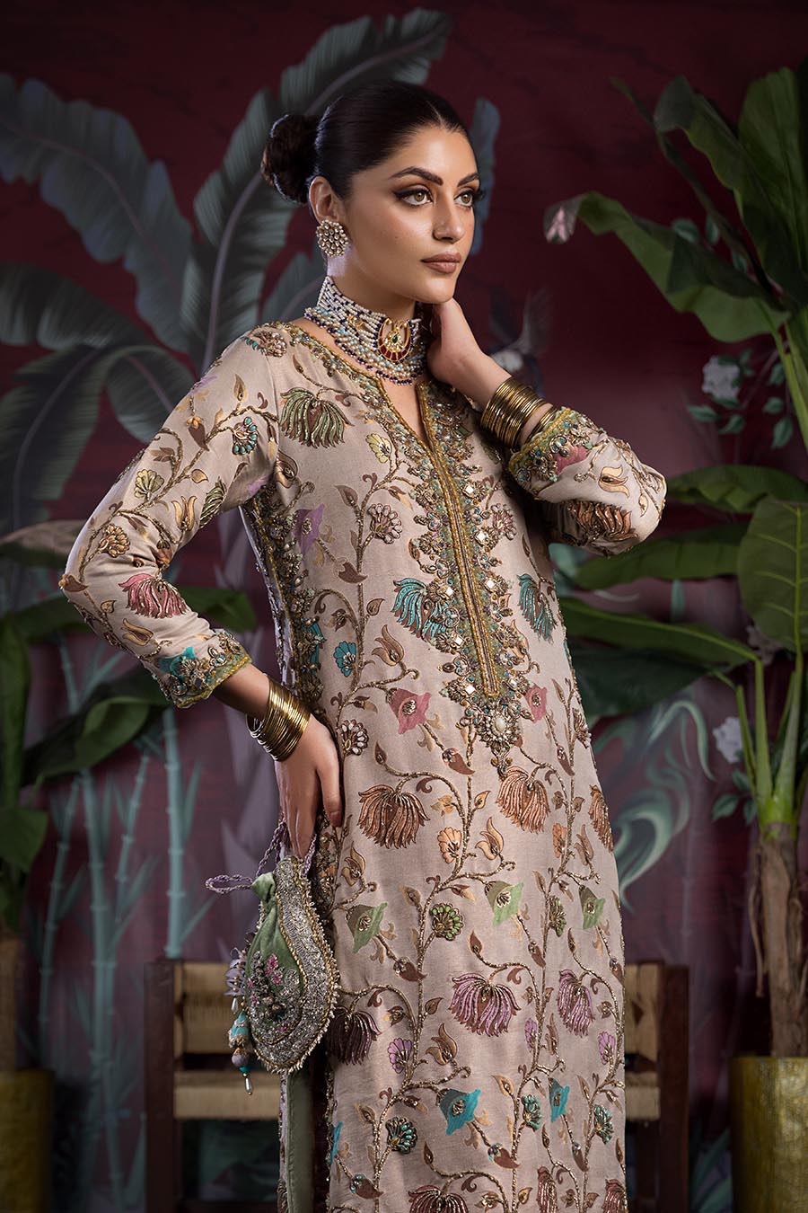 Readymade Pure Silk Suit