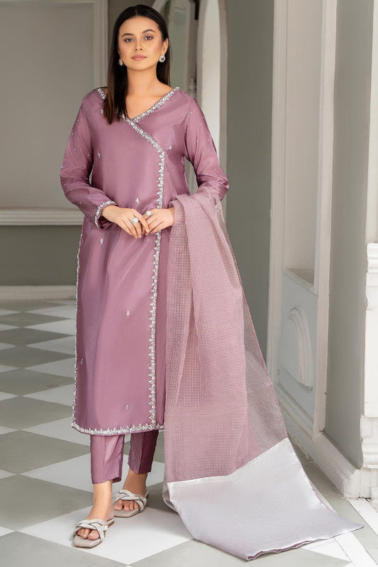 Purple Adda Work Kattan Silk Straight Kurta Online in Dubai UAE Abudhabi Ajman Sharjah