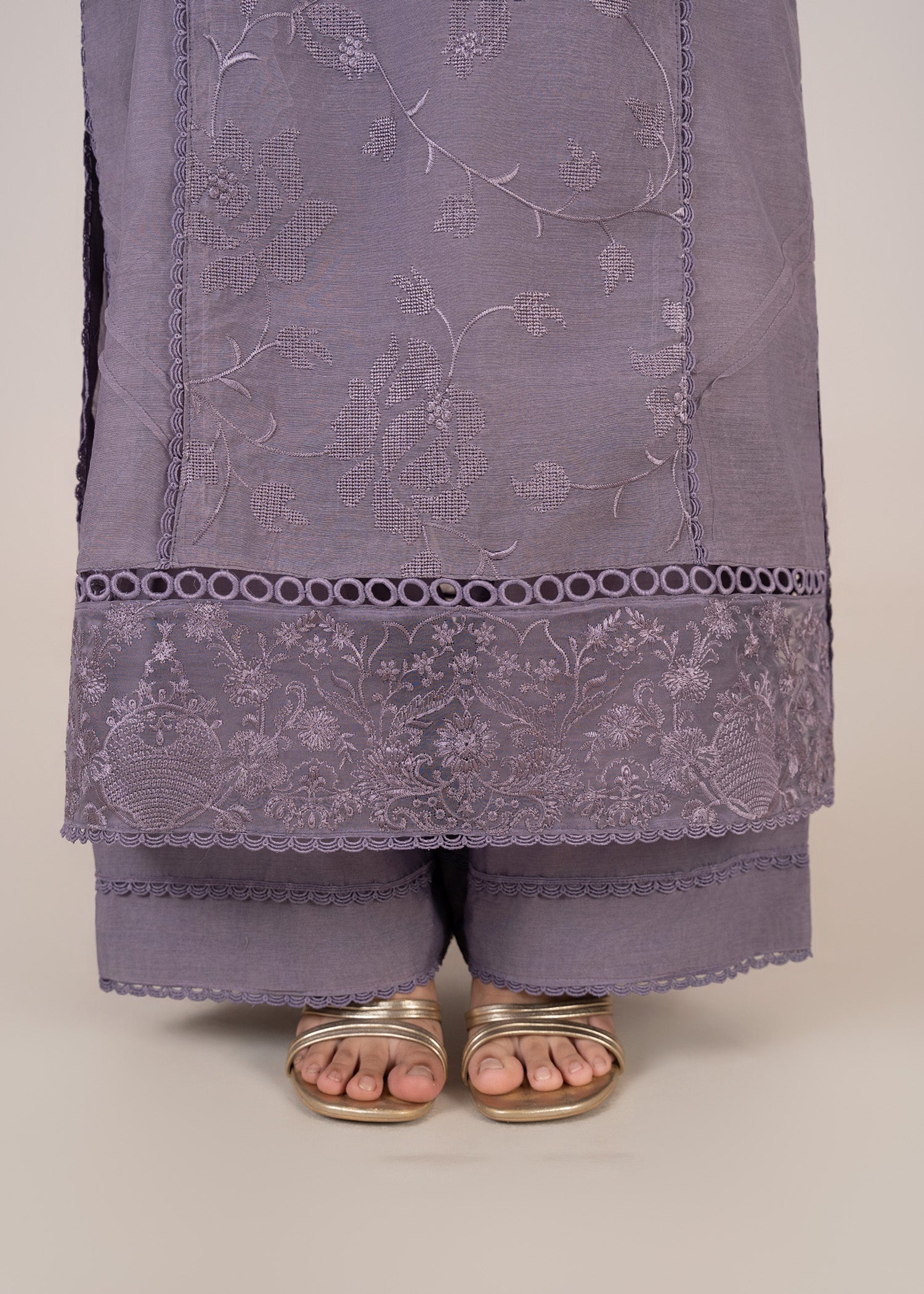 Purple Adda Work Organza 3 Piece Pakistani Suit Online in Dubai UAE Abudhabi Ajman Sharjah