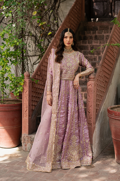 Purple Ash Embroidered Charmuse Lehenga Suit Online in Dubai UAE Abudhabi Ajman Sharjah