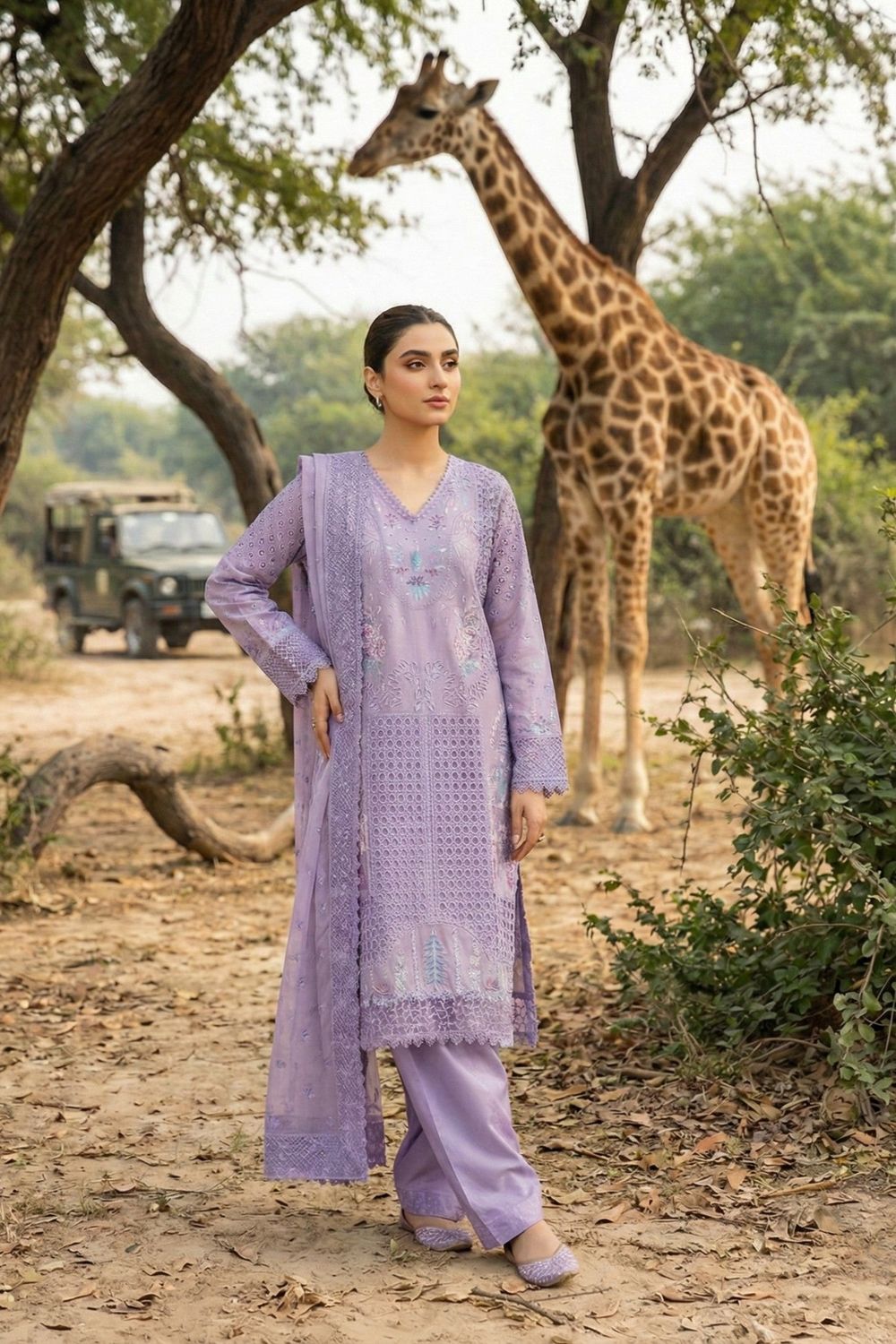 Purple Ash Embroidered Lawn Salwar Kameez Online in Dubai UAE Abudhabi Ajman Sharjah