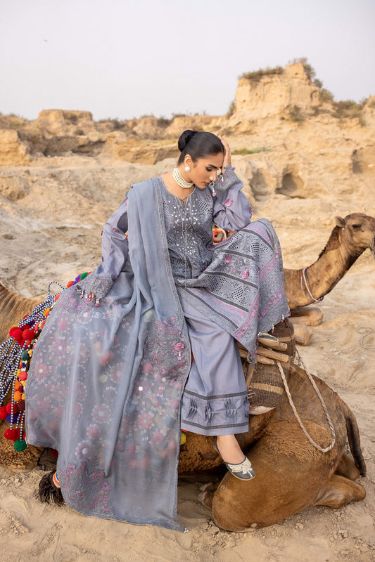 Purple Ash Long Kurta Churidar Online in Dubai DXB UAE Abudhabi Meena Bazaar
