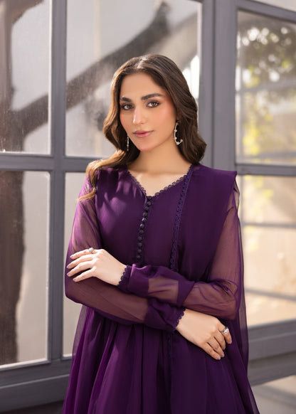 Purple Crinkle Top and Crepe Trouser Set Online in Dubai DXB UAE Abudhabi Meena Bazaar