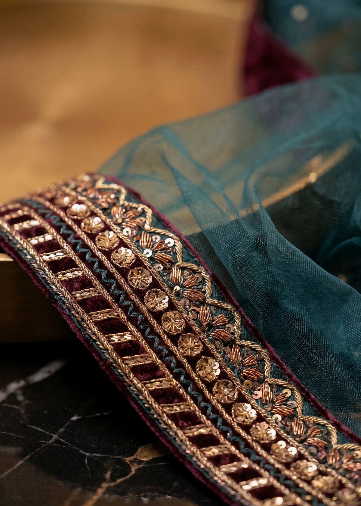 Purple Embroidered Net Pishwas Pakistani Designer Suit Online in Dubai UAE Abudhabi Ajman Sharjah