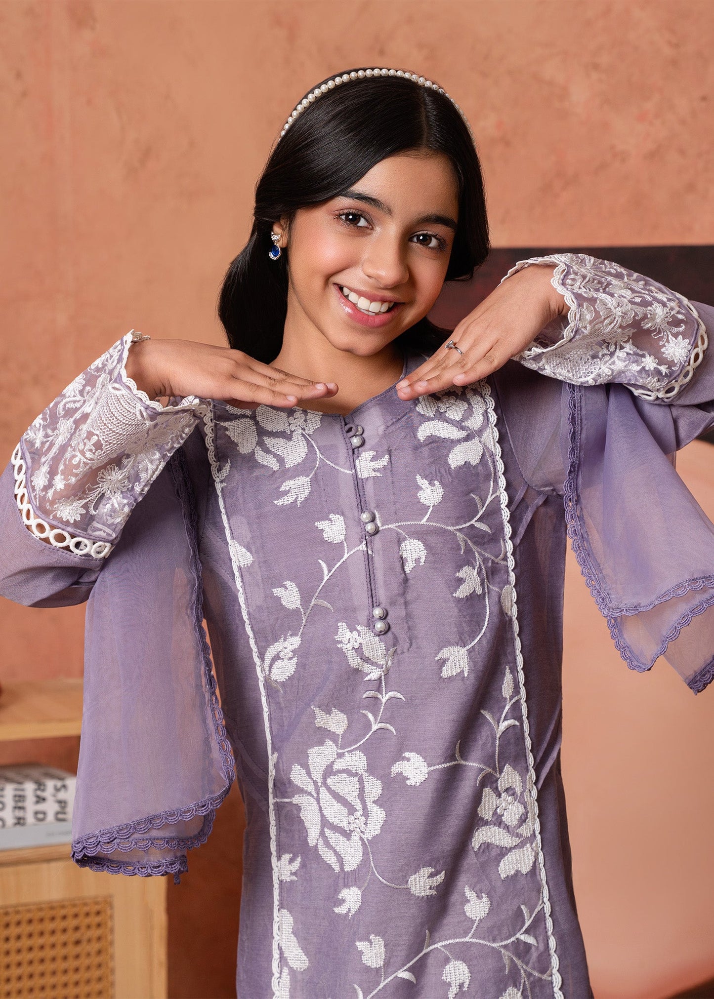 Purple Festive Wear Cotton Silk Pakistani Suit Online in Dubai UAE Abudhabi Ajman Sharjah