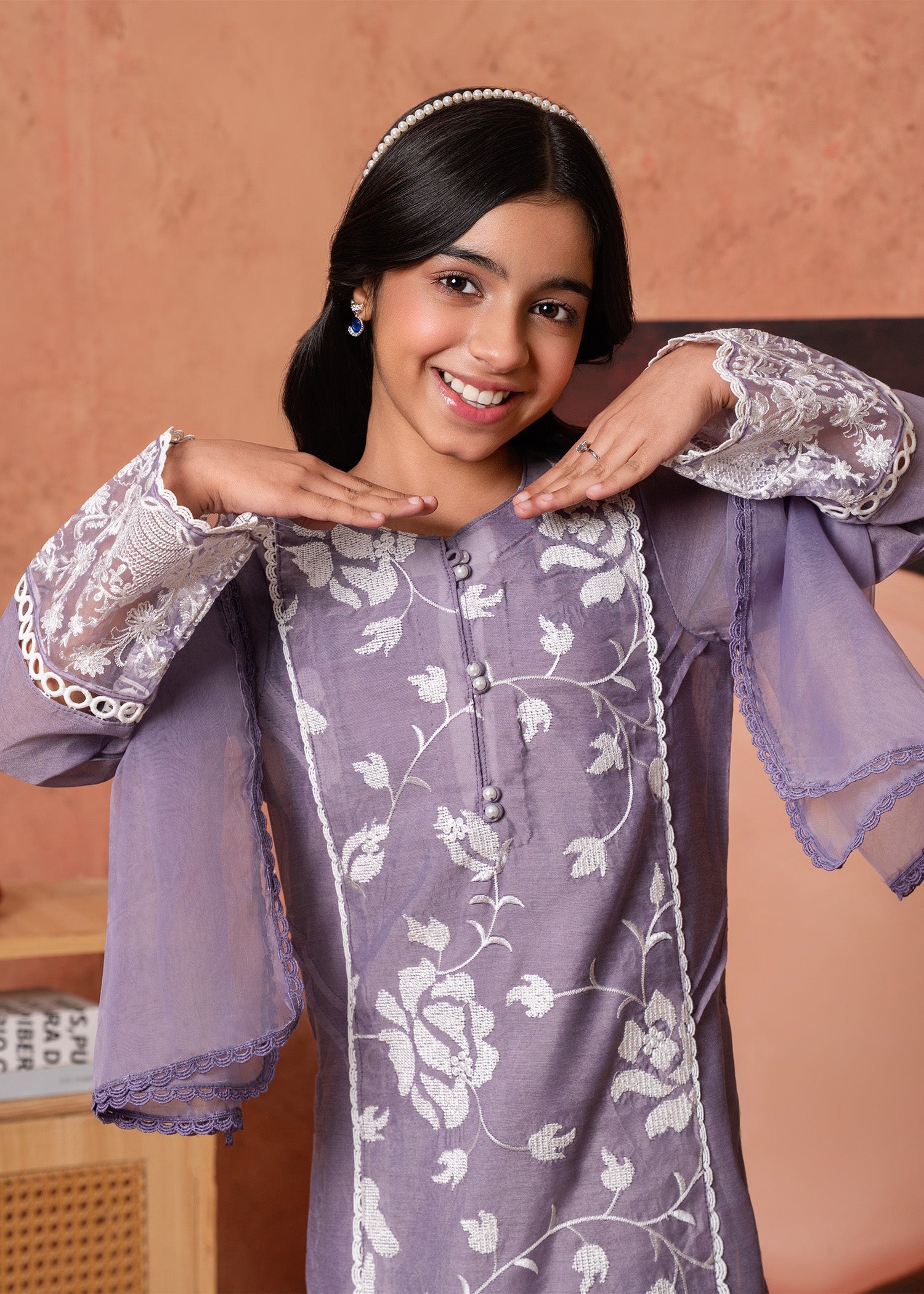 Purple Festive Wear Cotton Silk Pakistani Suit Online in Dubai UAE Abudhabi Ajman Sharjah