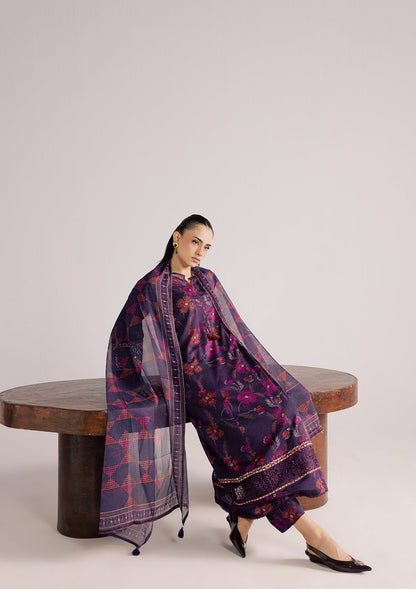 Purple Lawn Suit for Daily Wear Online in UK USA Canada
