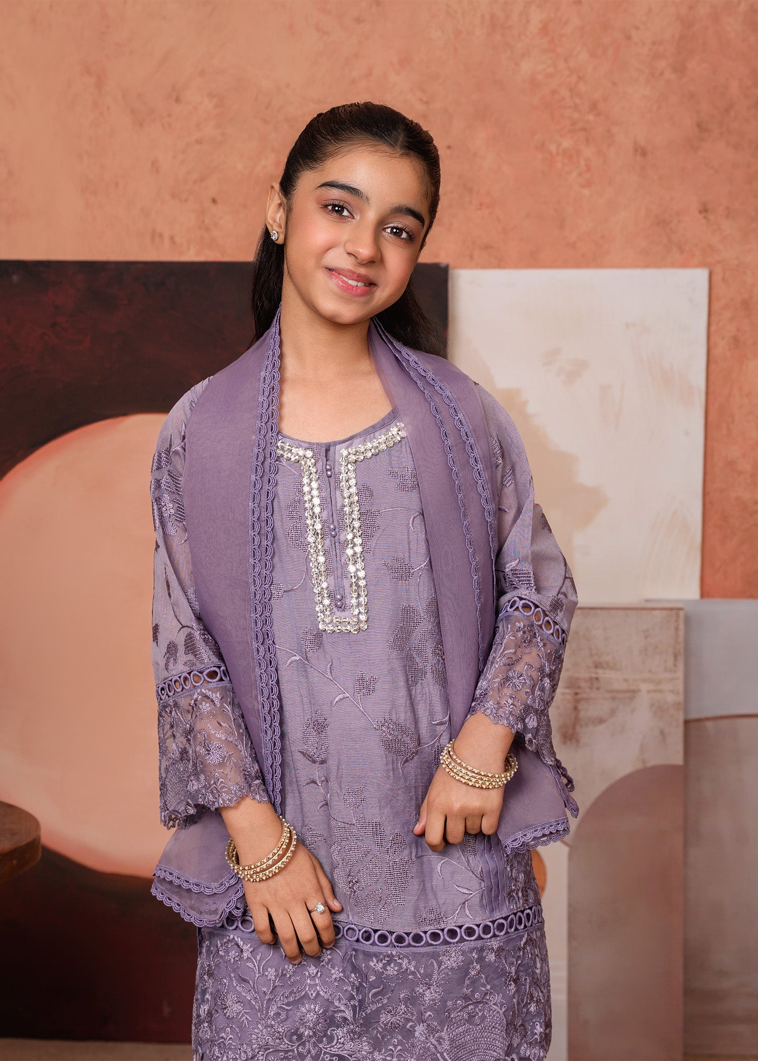 Purple Party Wear Pakistani Designer Suit Online in KSA Riyadh Saudi Arabia Oman Bahrain Qatar