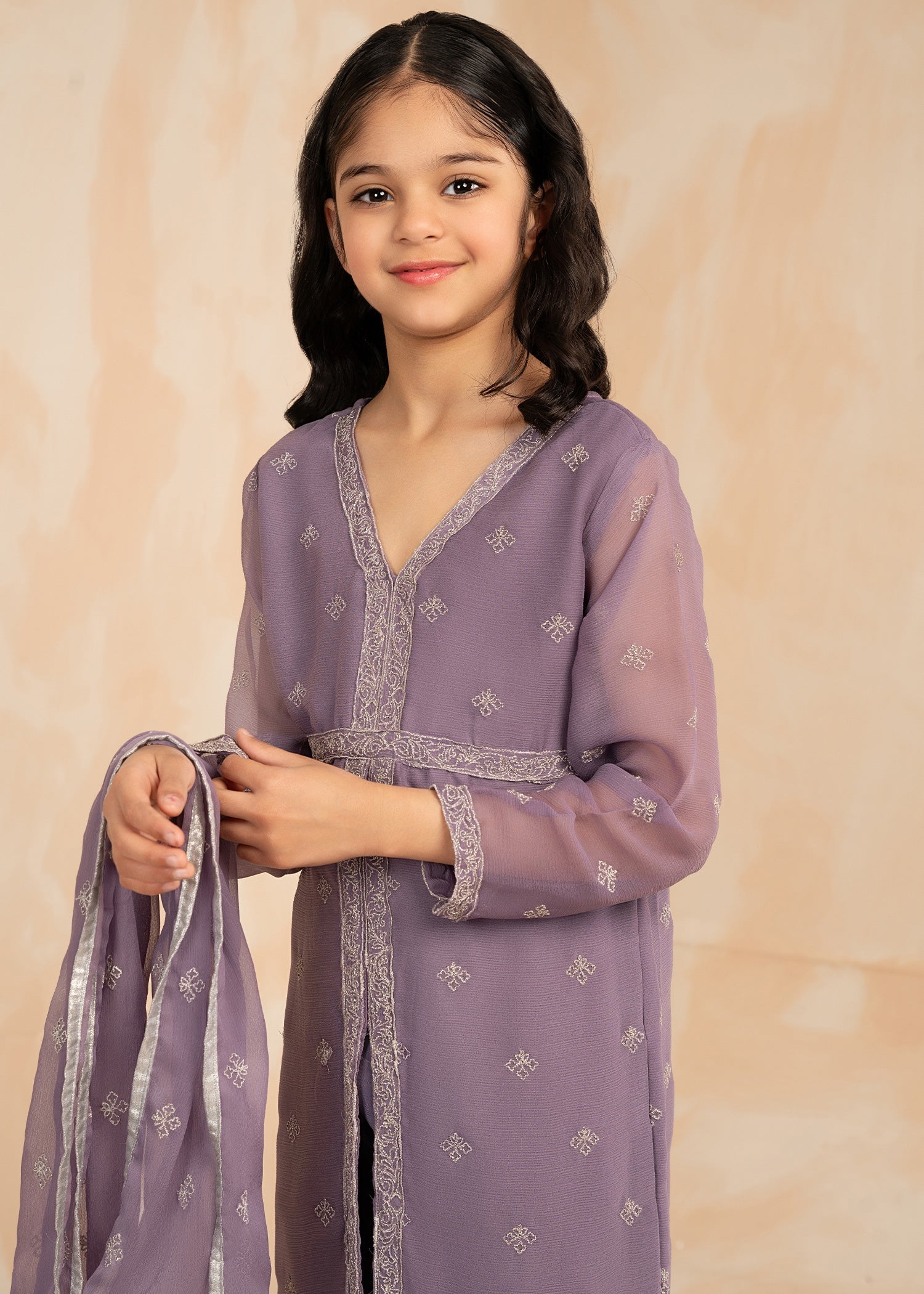 Purple Raw Silk Chiffon Salwar Suit Online in Sri Lanka India Australia
