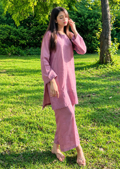 Purple Taupe Embroidered Pakistani Designer Suit Online in KSA Riyadh Saudi Arabia Oman Bahrain Qatar