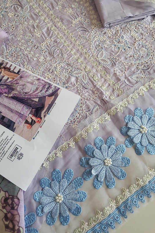 Lavender Purple Chikankari Lawn Suit
