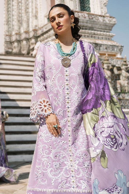 Lavender Purple Chikankari Lawn Suit