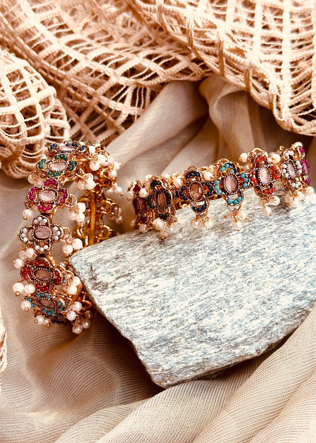 Radiant Duo Bangles 2 Piece Set Online in KSA Riyadh Saudi Arabia Oman Bahrain Qatar