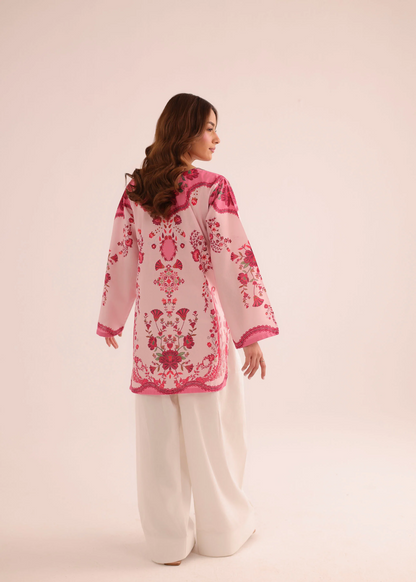 Raspberry Pink Easy Fit Kurta Online in Sri Lanka India Australia