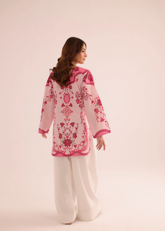 Raspberry Pink Easy Fit Kurta Online in Sri Lanka India Australia