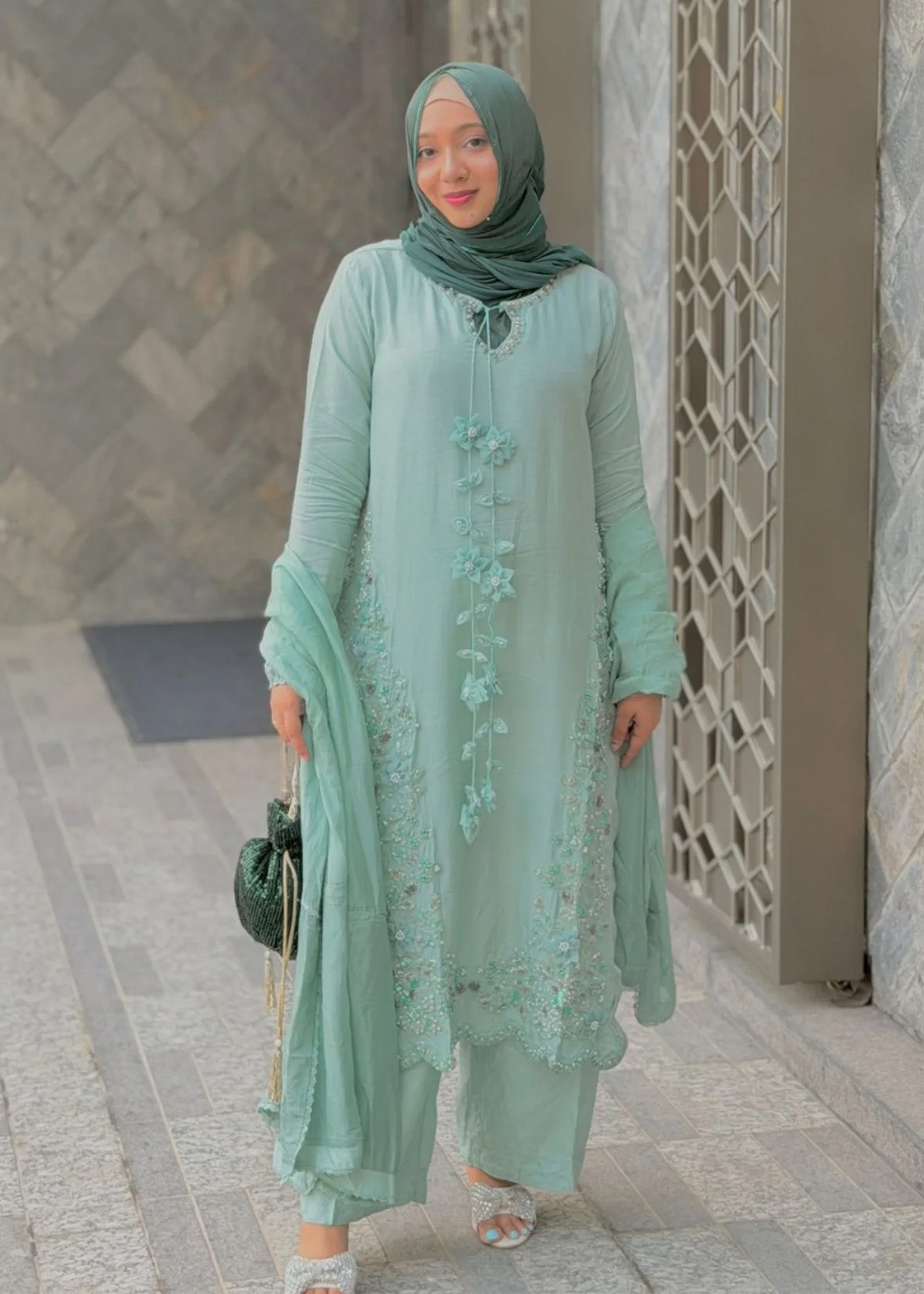 Raw Silk Festive Wear Salwar Suit for Women Online in KSA Riyadh Saudi Arabia Oman Bahrain Qatar