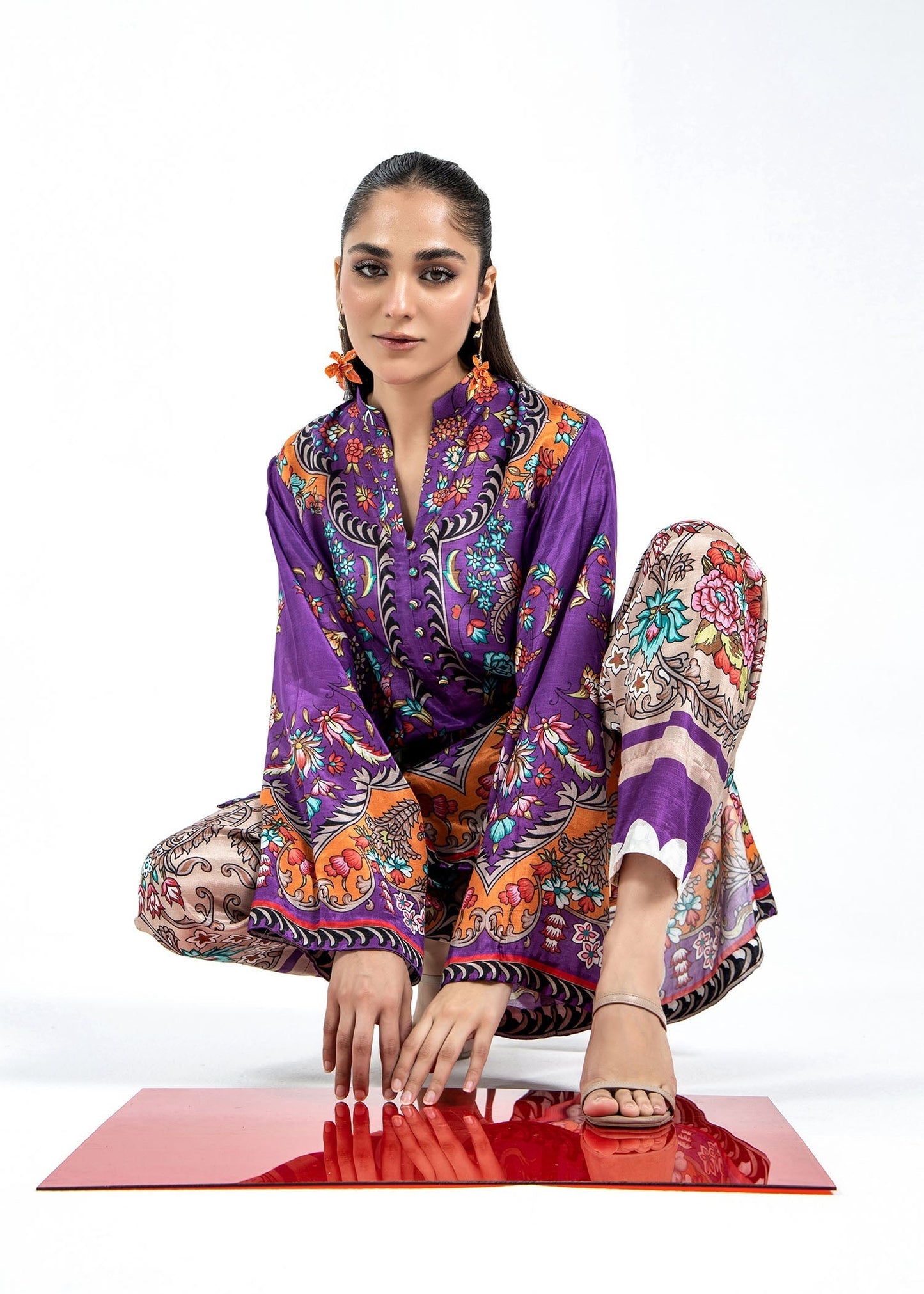 Raw Silk Kurta Set for Women Online in Sri Lanka India Australia
