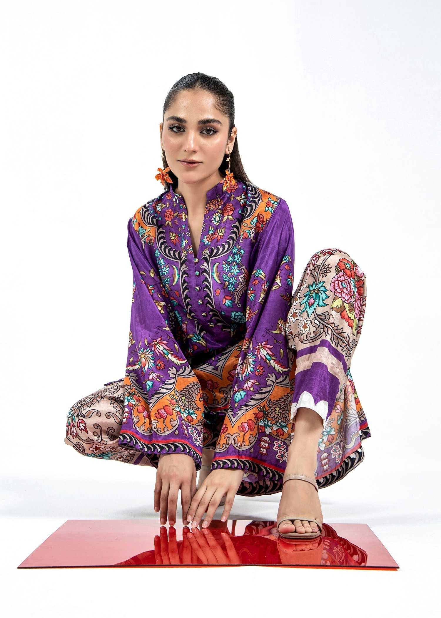 Raw Silk Kurta Set for Women Online in Sri Lanka India Australia