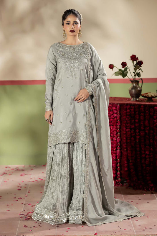 Raw Silk Sharara Party Wear Suit Online in Sri Lanka India Australia