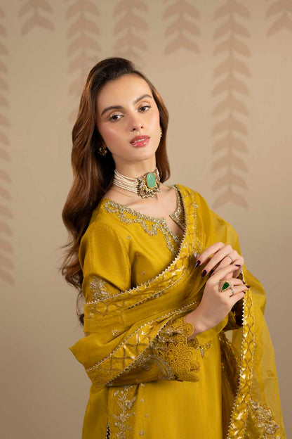 Dhani Embellished Raw Silk Suit Size M