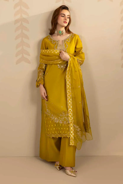 Dhani Embellished Raw Silk Suit Size M