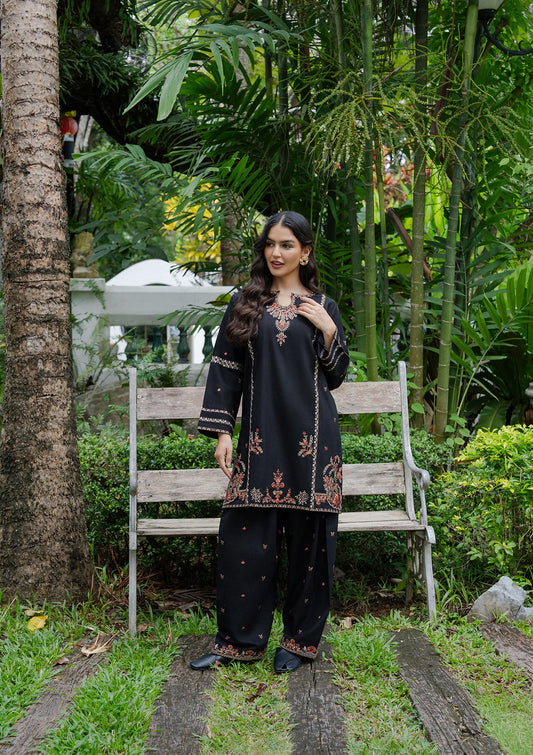 Bin Tayyab Embroidered Khaddar 2 Piece Kurta Set Online in UK USA Canada
