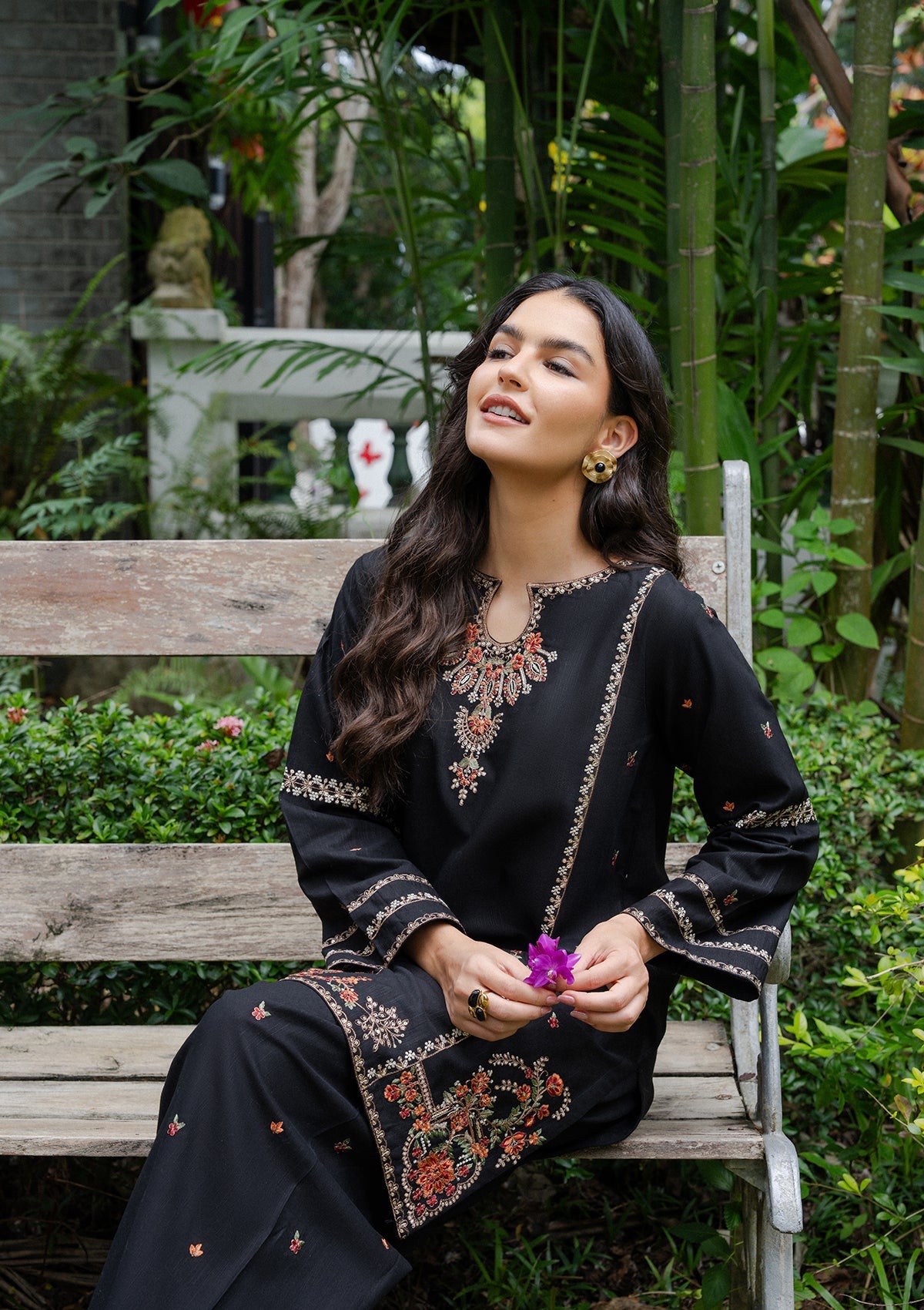 Winter Wear Khaddar Kurta Set for Women Online in KSA Riyadh Saudi Arabia Oman Bahrain Qatar