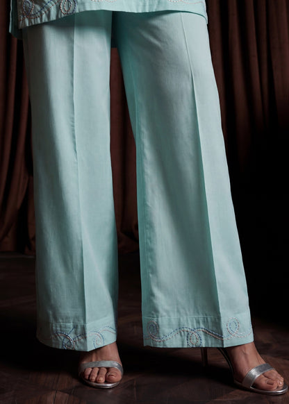 Readymade Aquamarine Lawn Suit Online in Sri Lanka India Australia