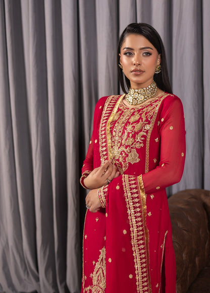 Readymade Embroidered Chiffon Kurta Set Online in Dubai DXB UAE Abudhabi Meena Bazaar