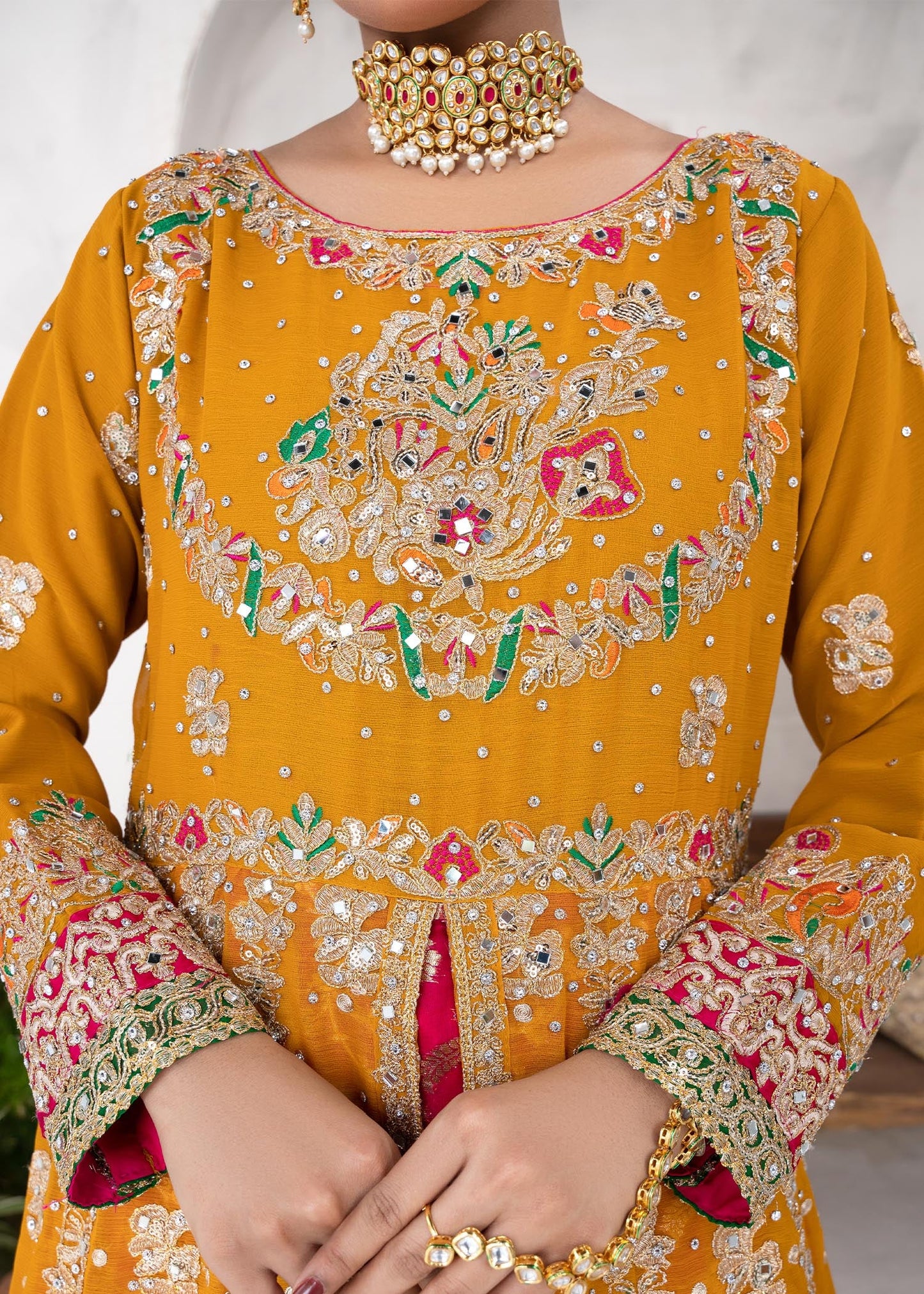 Readymade Embroidered Chiffon Suit Online in Sri Lanka India Australia