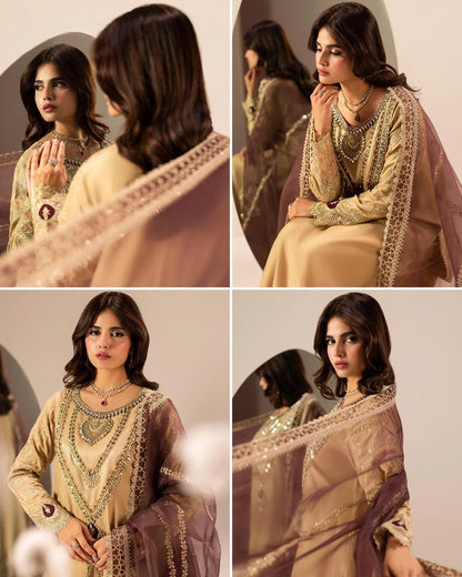 Readymade Gold Sharara Potli Dress Online in Dubai DXB UAE Abudhabi Meena Bazaar