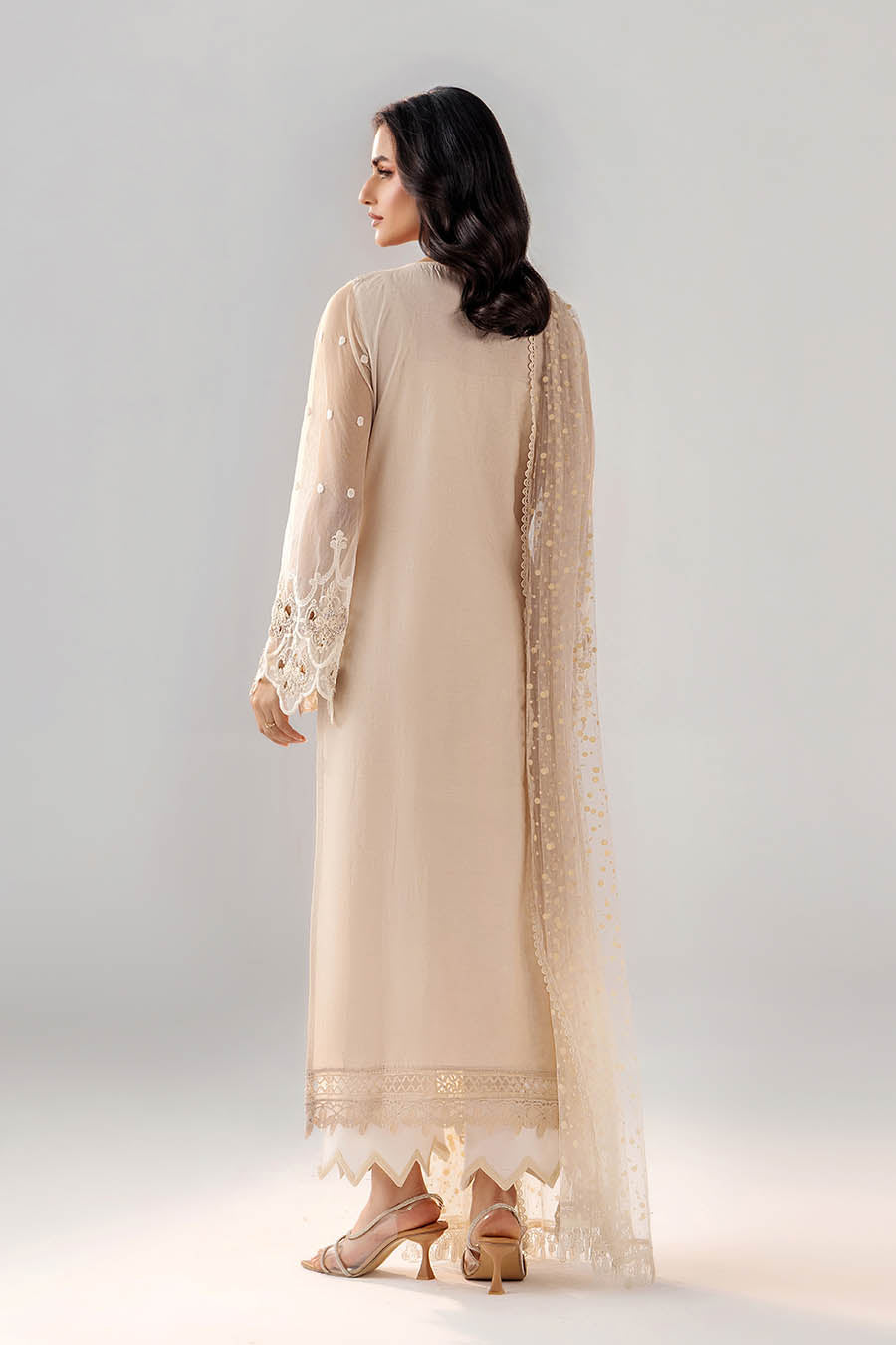 Readymade Light Grey Cotton Suit Online in KSA Riyadh Saudi Arabia Oman Bahrain Qatar