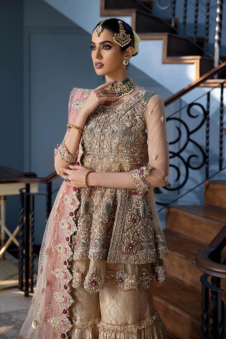 Readymade Hand Embroidered Bridal Gharara