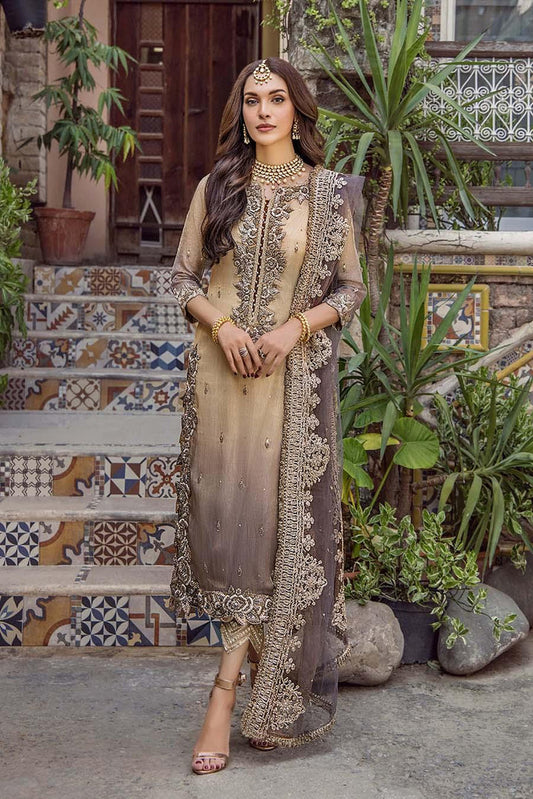 Hand Embroidered Pure Maysuri Suit
