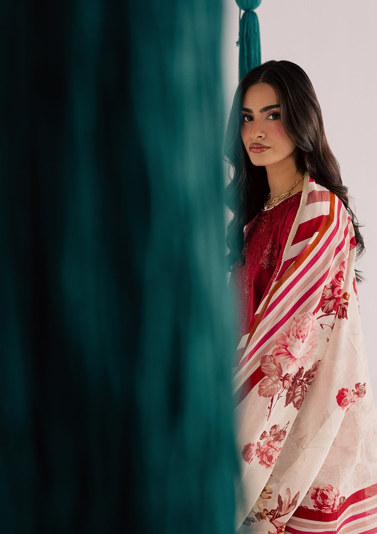Red Lawn Salwar Kameez Online in UK USA Canada