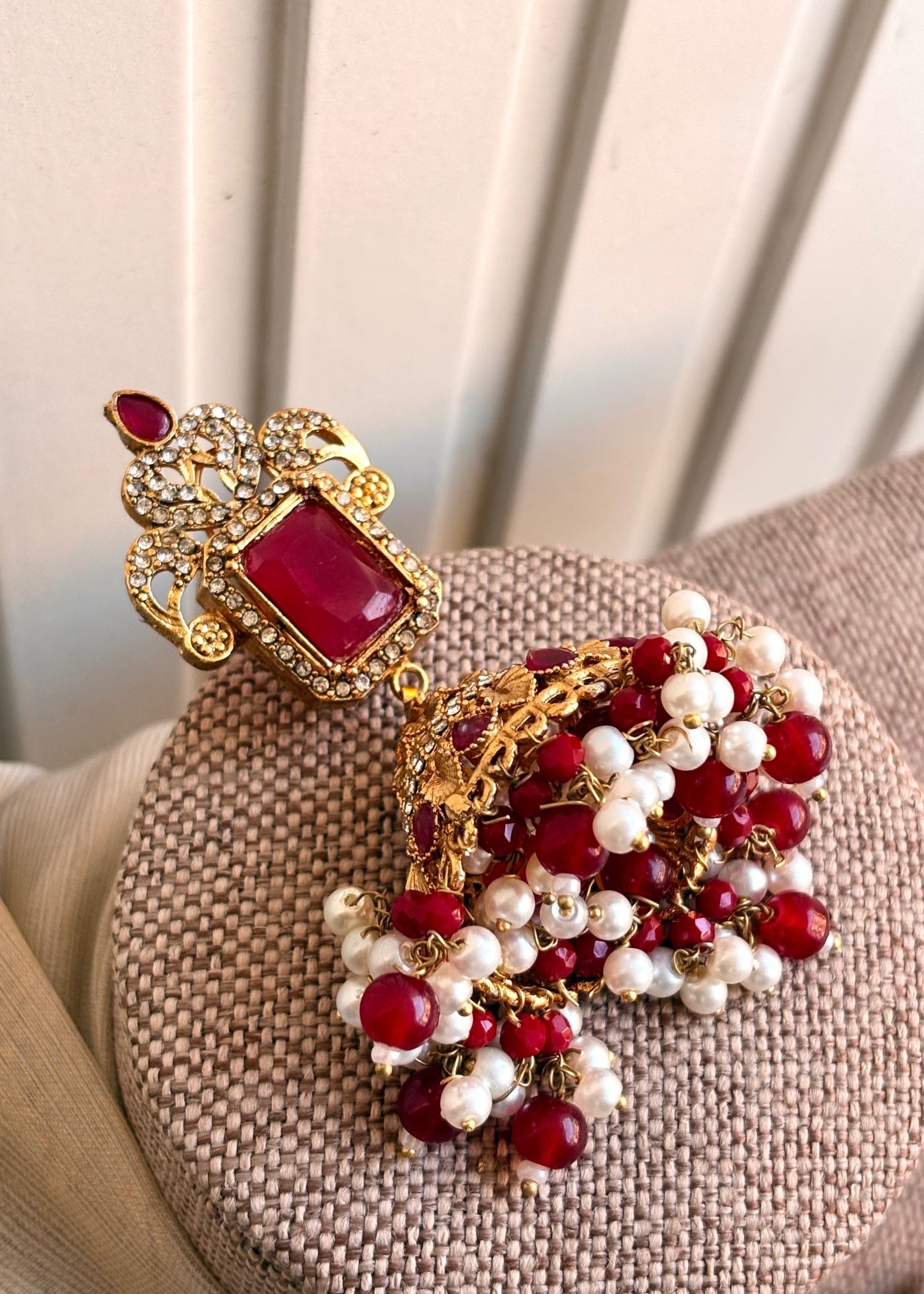 Red Metal Choker Necklace for Women Online in UK USA Canada