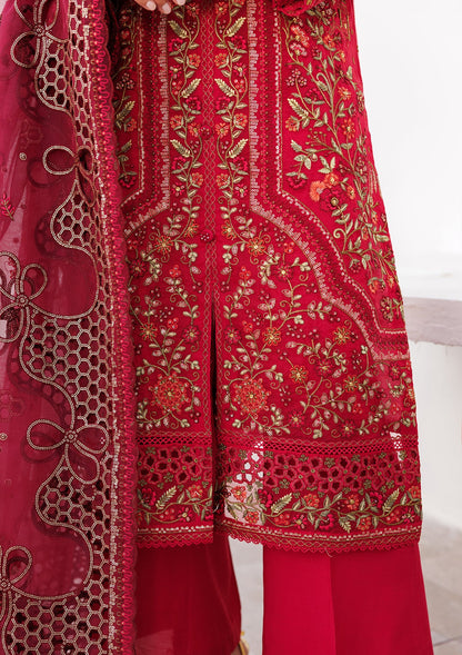 Red Organza Festive Wear Salwar Kameez Online in UK USA Canada