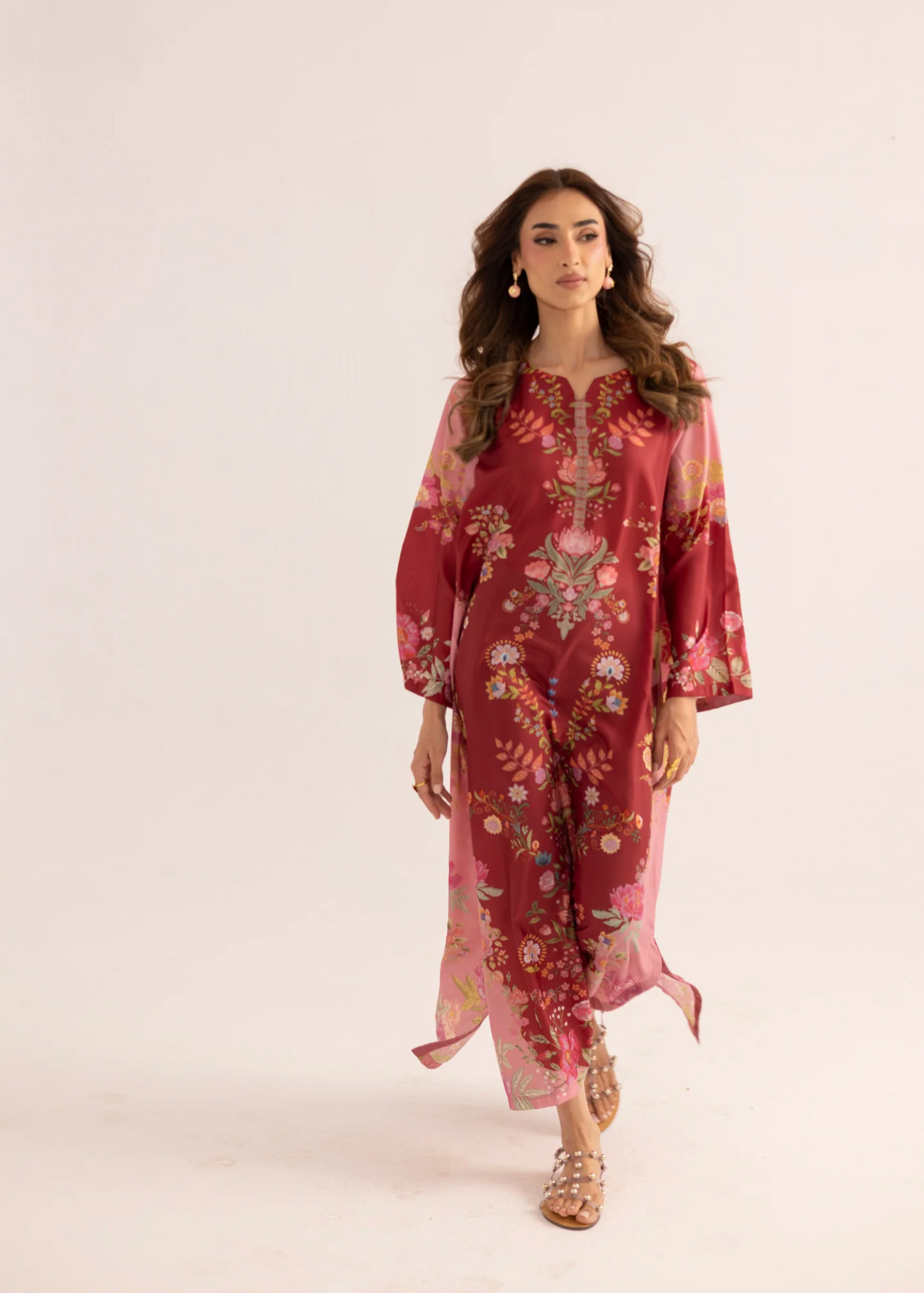 Red Summer Wear Kaftan Online in Sri Lanka India Australia
